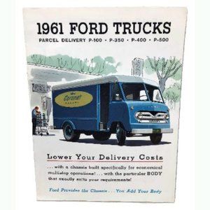 1961 Ford Delivery Truck Van Sales Brochure Buyer